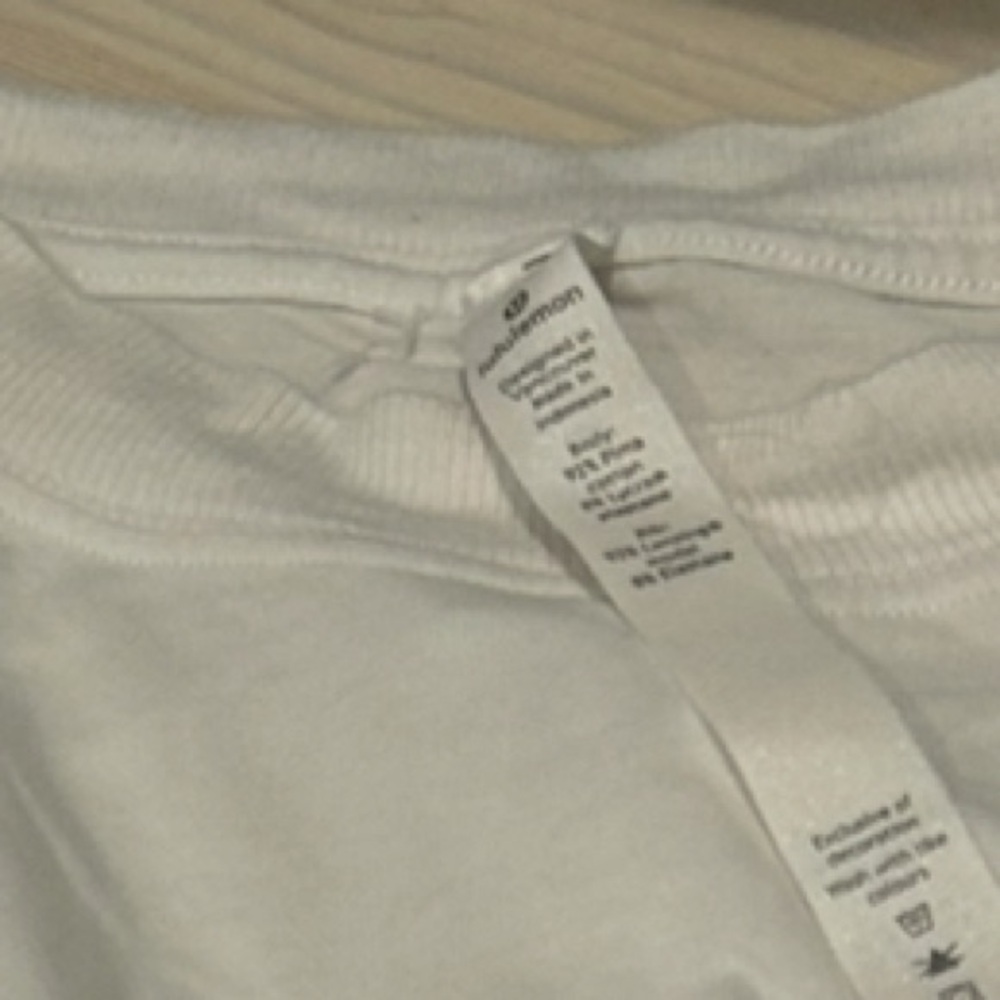 Lululemon White cinch waist tank Top